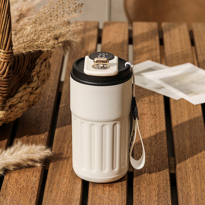 Smart Digital Thermos Bottle — 450 ml Vacuum Insulated, Touch Temperature Display, Leak-Proof