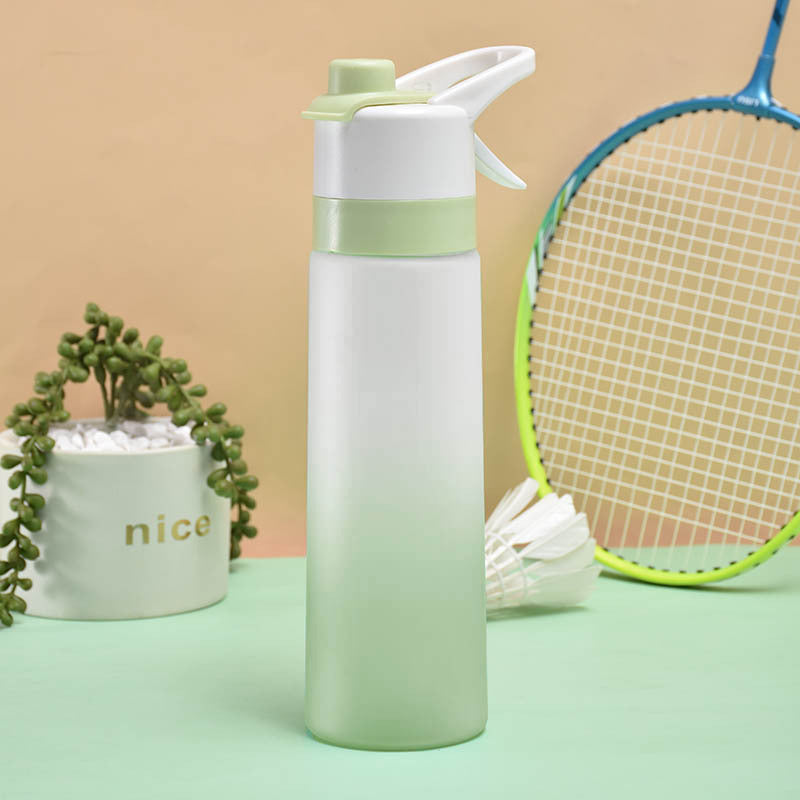 2-in-1 Mist Spray Water Bottle — Leak-Proof Sports Flask, Large Capacity, Travel & Gym