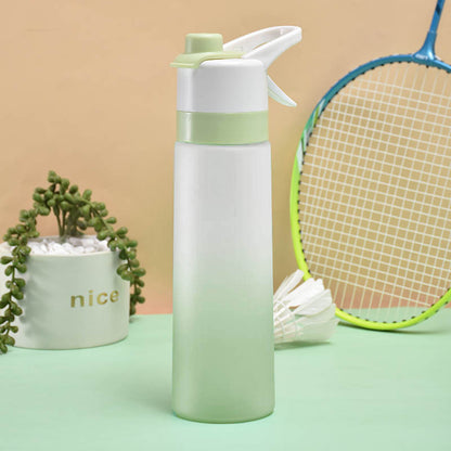 2-in-1 Mist Spray Water Bottle — Leak-Proof Sports Flask, Large Capacity, Travel & Gym