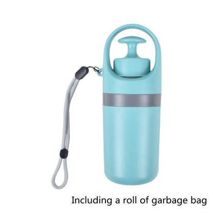 Portable Poop Scooper — Built-In Bag Dispenser, One-Hand Clean-Up, Eight-Claw Grabber
