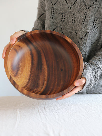 Rustic Acacia Bowl — Eco-Friendly, Food-Safe, Perfect for Salads, Fruit & Décor