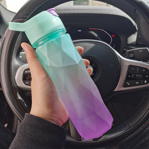 2-in-1 Mist Spray Water Bottle — Leak-Proof Sports Flask, Large Capacity, Travel & Gym